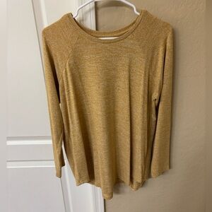 American Eagle Outfitters Mustard Yellow Long Sleeve Top